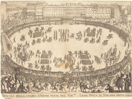 Parade in the Amphitheater, 1616.