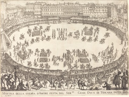 Parade in the Amphitheater, 1616.