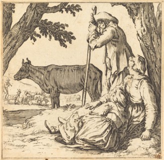 Peasant Couple with Cow, c. 1621.