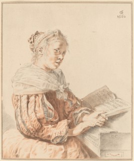 Young Girl at the Keyboard, 1767.