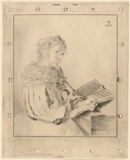 Young Girl at the Keyboard, 1767.