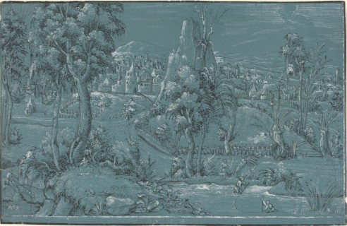 Landscape with Men Fishing, 1544.