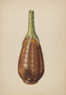 Terracotta Wine Bottle, 1935/1942.
