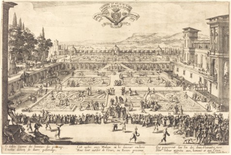 The Palace Gardens at Nancy, 1625.