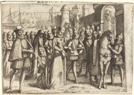 Arrival at Valencia [recto], 1612.
