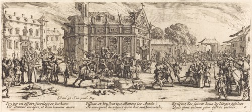 Destruction of a Convent, c. 1633.