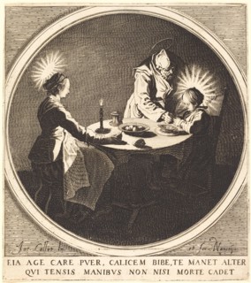 The Holy Family at Table, c. 1628.
