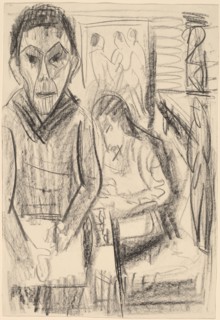 Self-Portrait in the Studio, 1923.