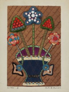 Coverlet (Applique) Quilt, c. 1936.