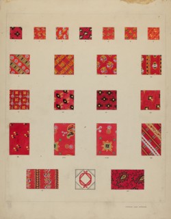 Printed Quilted Patches, 1935/1942.
