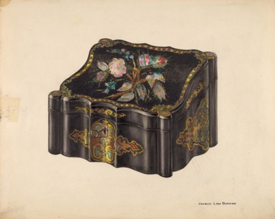 Game Box (For Poker Chips), c. 1939.
