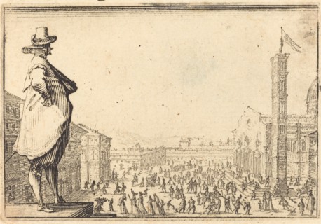 Piazza del Duomo, Florence, c. 1617.
