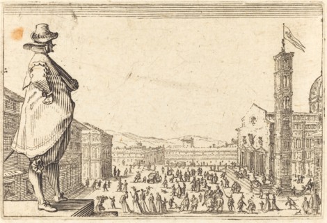 Piazza del Duomo, Florence, c. 1622.