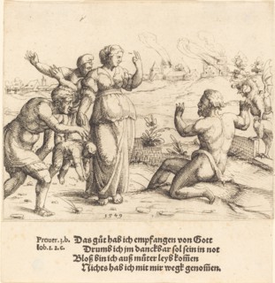 Job Learns of His Misfortunes, 1549.