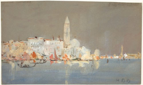 Venetian Capriccio with a Campanile.