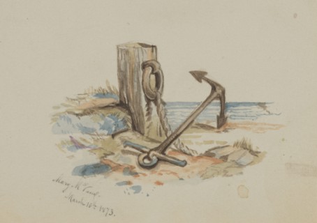 Untitled (Mooring and Anchor), 1873.