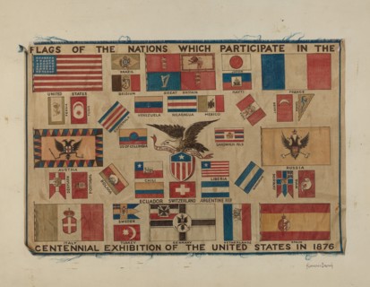 Centennial Textile - Flag, 1935/1942.