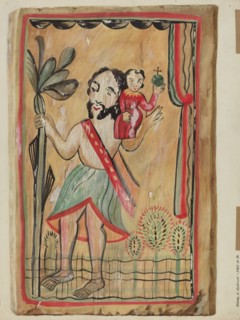 Retablo - San Christopher, 1935/1942.