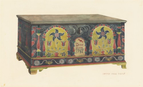 Pennsylvania German Chest, 1935/1942.