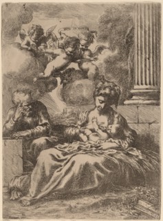 The Holy Family by a Column, c. 1655.