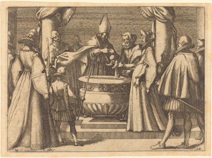 Baptism of the Prince of Spain, 1612.