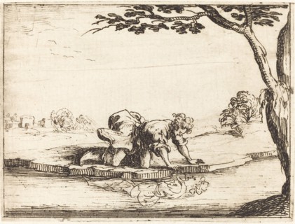 Narcissus Looking in the Water, 1628.