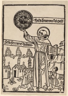 Saint Bernardino of Siena, 1470/1480.