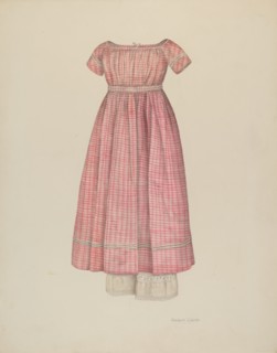 Girl's Dress with Pantaloons, c. 1941.