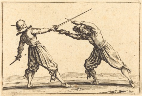 Duel with Swords and Daggers, c. 1622.