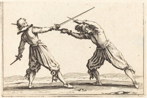 Duel with Swords and Daggers, c. 1622.