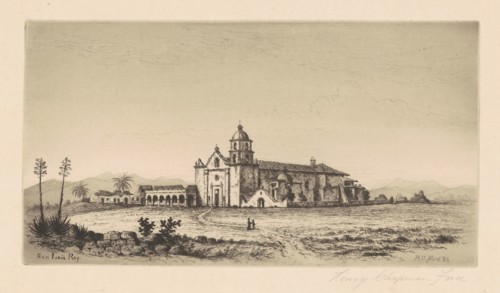 Mission San Luis Rey de Francia, 1883.