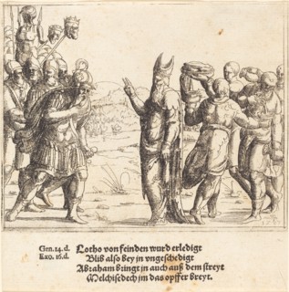 Melchizedek with Bread and Wine, 1547.