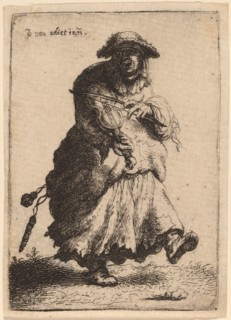 Beggar Woman Playing the Violin, 1632.