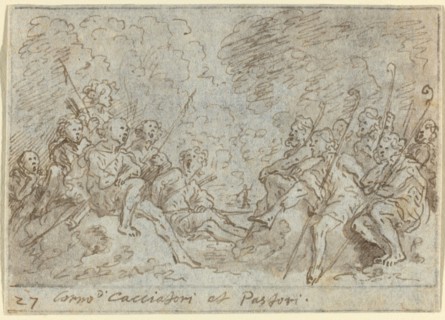 Chorus of Hunters and Shepherds, 1640.