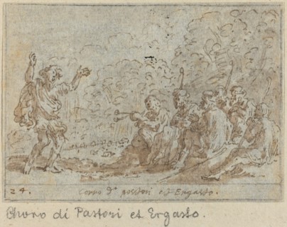 Chorus of Shepherds and Ergasto, 1640.