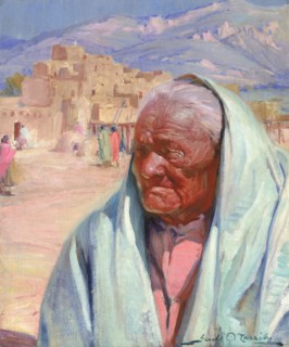 Antonio Concha, Old Man of Taos, 1924.