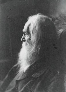 Walt Whitman in Camden, N.J., c. 1891.
