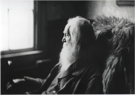 Walt Whitman in Camden, N.J., c. 1891.