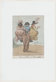 Me and My Wife and Daughter, 1780-1800.