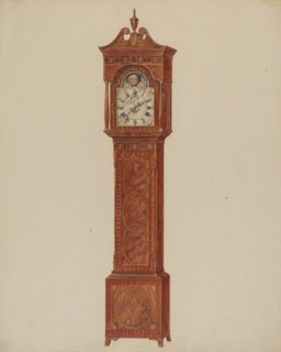 Grandfather Clock (Timepiece), c. 1937.