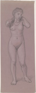 Female Nude with Necklace, 1870s-1880s.