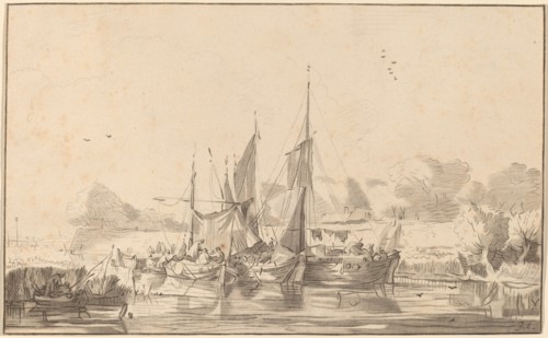 Canal at Utrecht, 1771, published 1787.