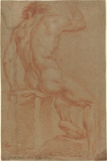 Nude Male Figure [recto], 17th century.