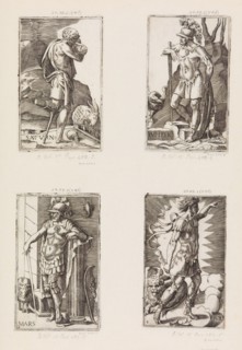 Jupiter, from Planets, plate 2, 1530-70.