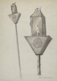 Penitente Processional Lantern, c. 1937.