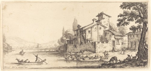 The Walk by the Water, probably c. 1630.