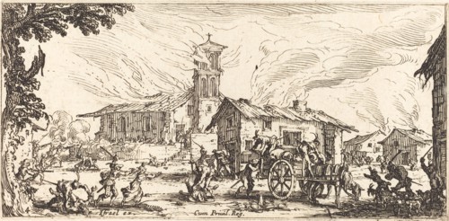 Ravaging and Burning a Village, c. 1633.