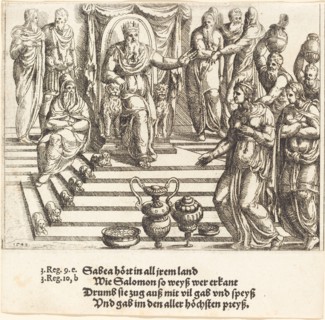 Queen of Sheba's Visit to Solomon, 1548.
