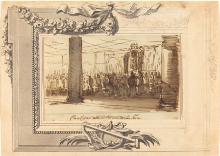 A Procession of the Madonna di San Luca.