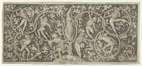 Ornamental Engraving with Morris Dancers.